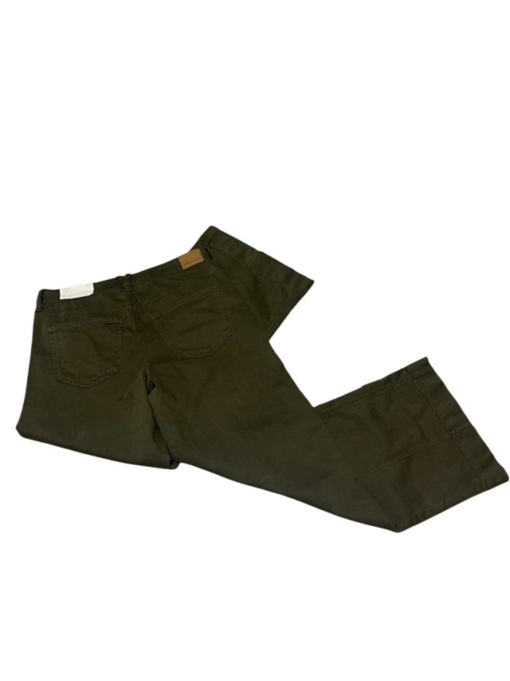 American Eagle Olive Green Low Rise Baggy Wide Leg Pants Size 8 NWT - Picture 4 of 9